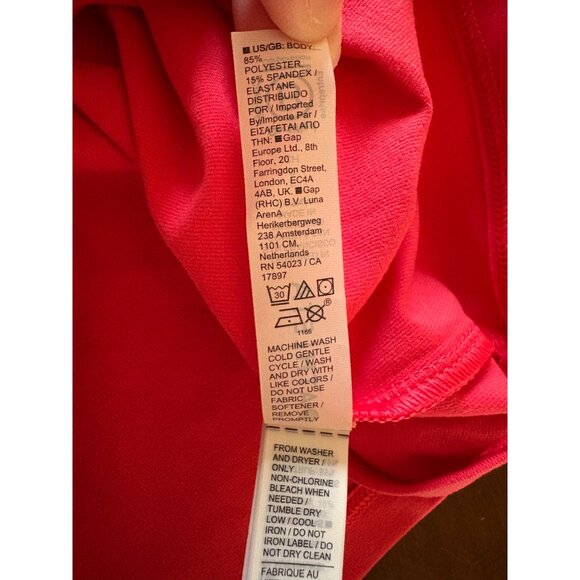 Athleta NWT Shanti Scoop 3/4 Sleeve Casual Top in Coral Size Small - Picture 12 of 12